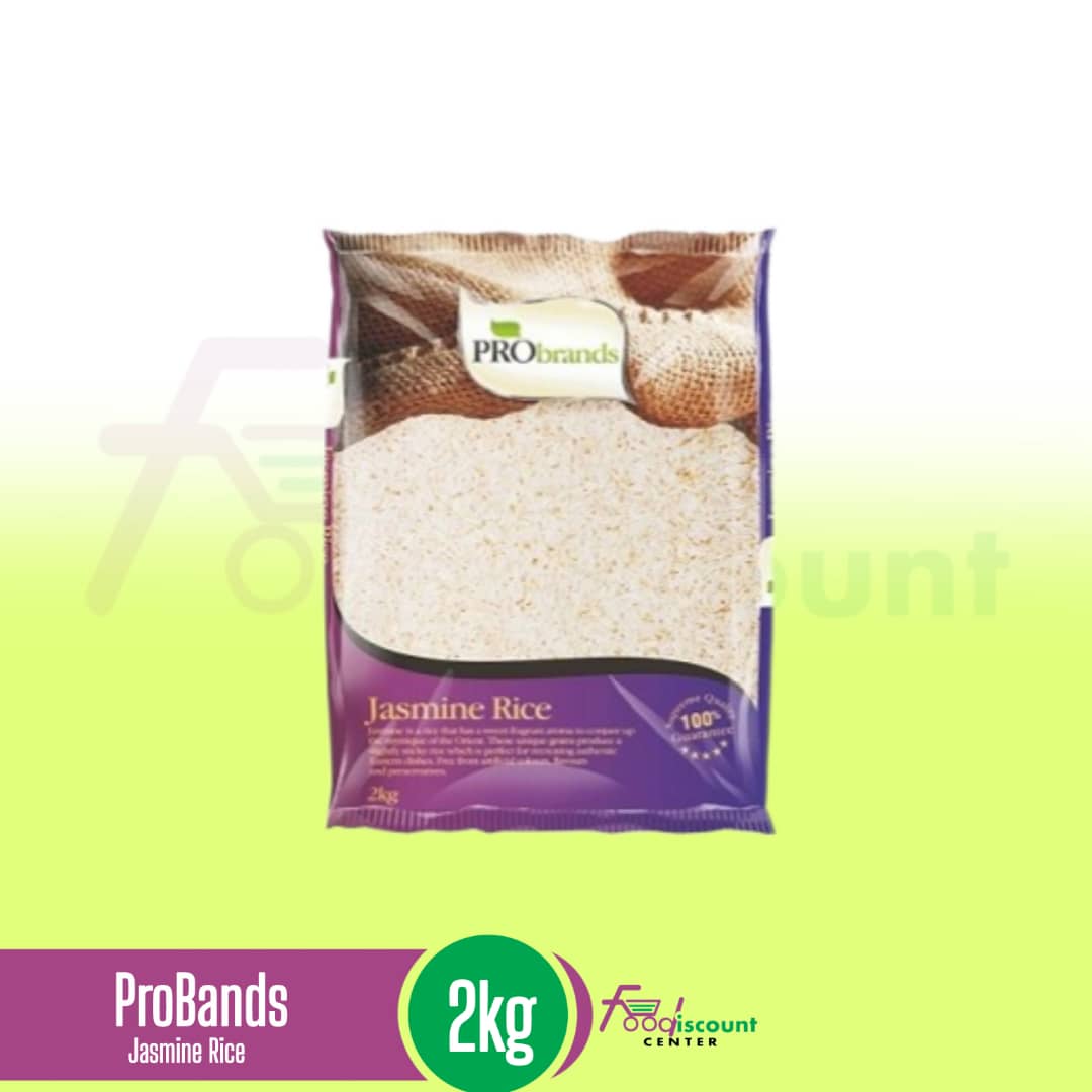 Probrands jasmin white rice 2kg